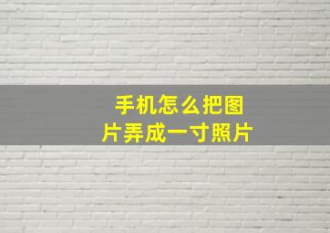 手机怎么把图片弄成一寸照片