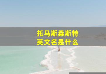 托马斯桑斯特英文名是什么