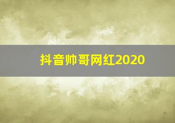 抖音帅哥网红2020