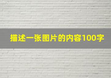 描述一张图片的内容100字