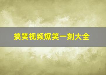 搞笑视频爆笑一刻大全