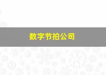 数字节拍公司