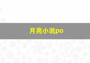 月亮小说po