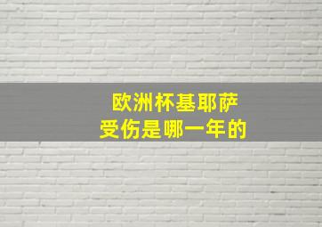 欧洲杯基耶萨受伤是哪一年的