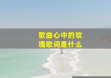 歌曲心中的玫瑰歌词是什么