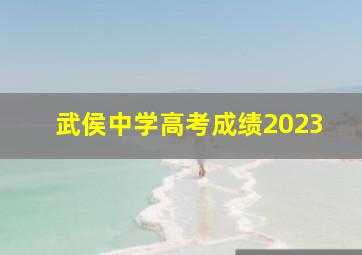 武侯中学高考成绩2023