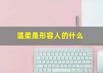 温柔是形容人的什么