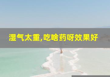 湿气太重,吃啥药呀效果好