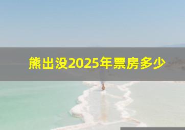 熊出没2025年票房多少