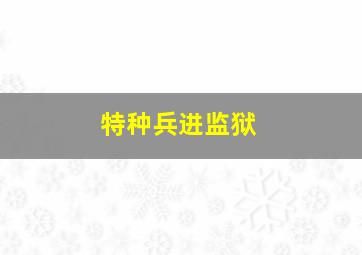 特种兵进监狱