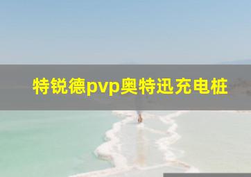 特锐德pvp奥特迅充电桩