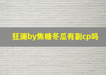 狂澜by焦糖冬瓜有副cp吗