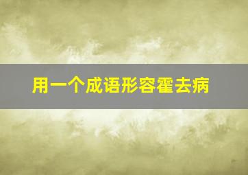 用一个成语形容霍去病