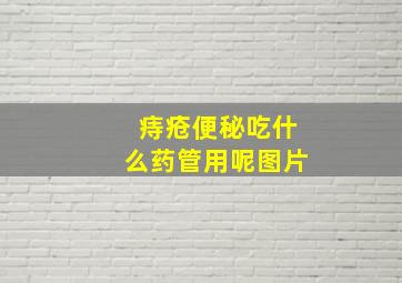 痔疮便秘吃什么药管用呢图片