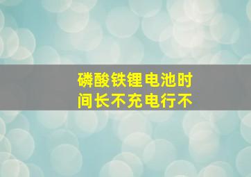 磷酸铁锂电池时间长不充电行不