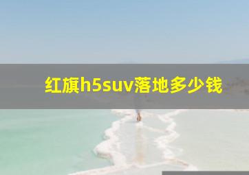 红旗h5suv落地多少钱