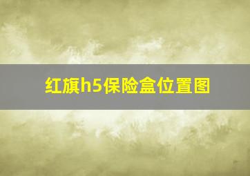 红旗h5保险盒位置图