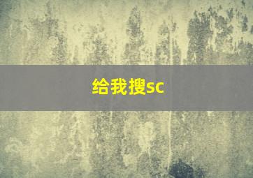 给我搜sc