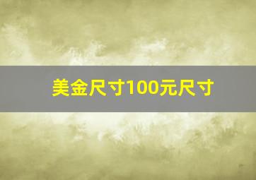 美金尺寸100元尺寸