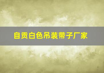 自贡白色吊装带子厂家