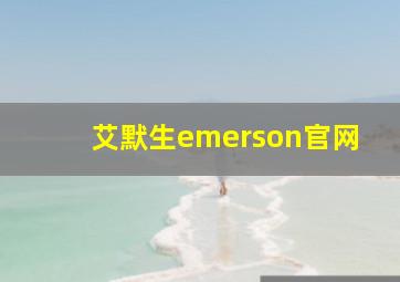 艾默生emerson官网