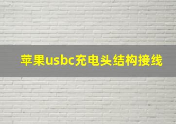 苹果usbc充电头结构接线