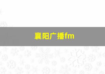 襄阳广播fm