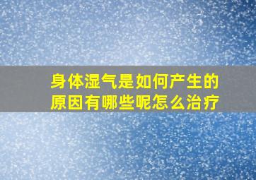 身体湿气是如何产生的原因有哪些呢怎么治疗