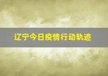 辽宁今日疫情行动轨迹