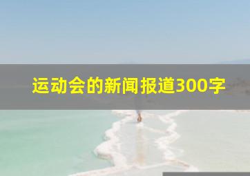 运动会的新闻报道300字