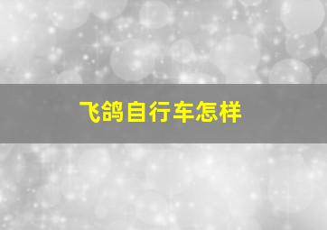 飞鸽自行车怎样