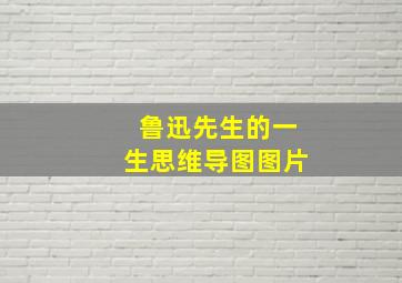 鲁迅先生的一生思维导图图片