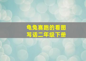 龟兔赛跑的看图写话二年级下册